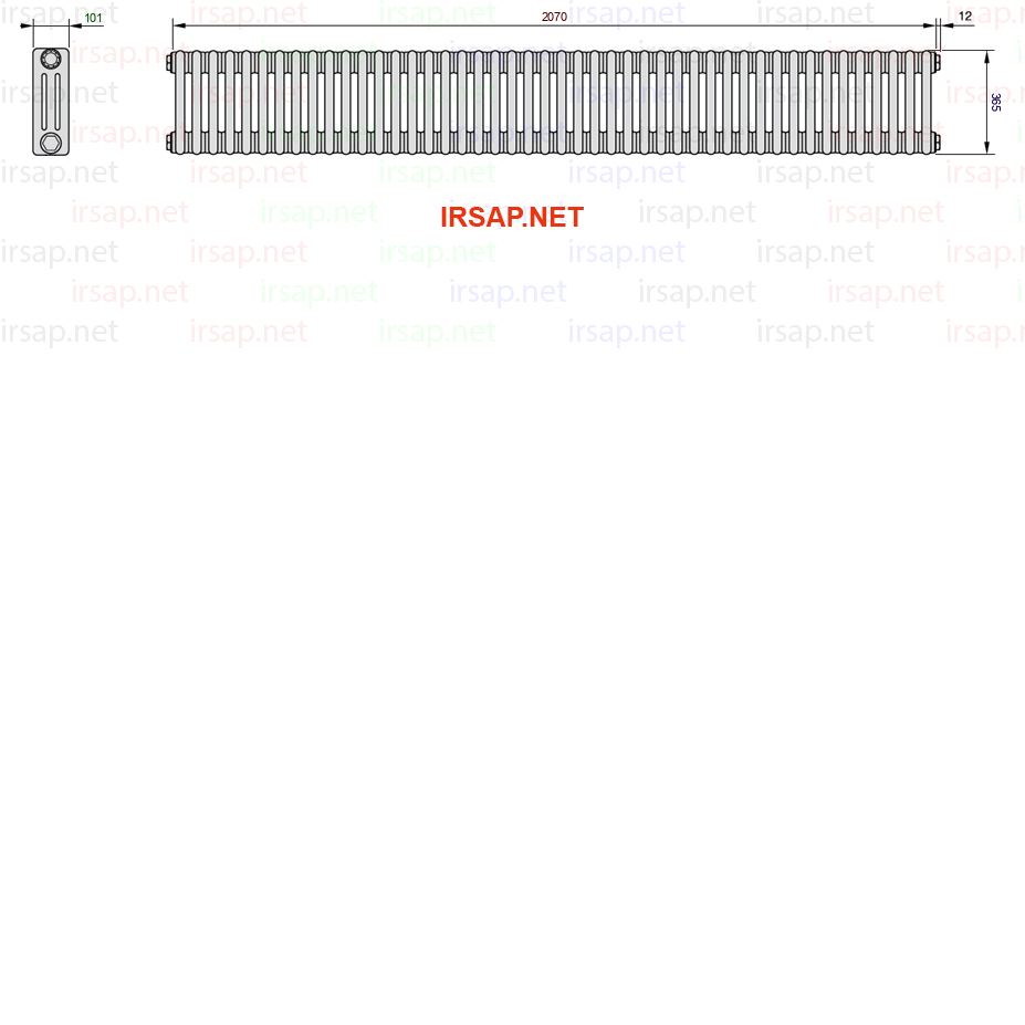 Радиатор IRSAP Tesi 30365/46 T23 CL 01